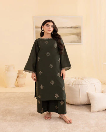 Zale 2Pc - Embroidered Stitched