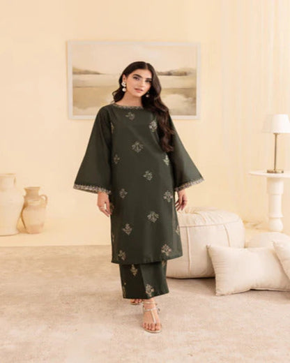 Zale 2Pc - Embroidered Stitched