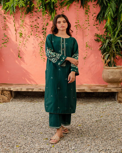 Rosa 2Pc - Embroidered Stitched